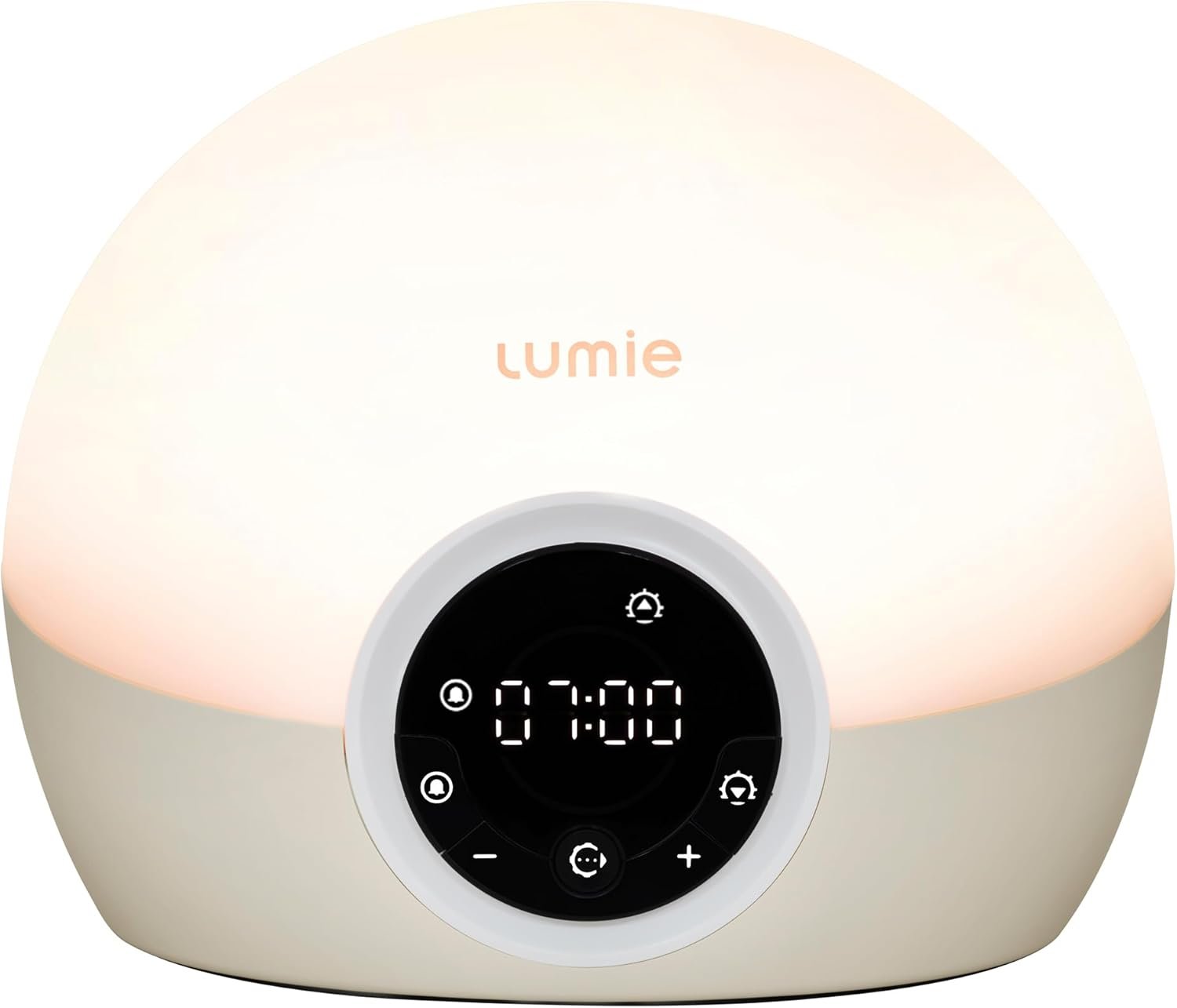 Lumie Bodyclock Spark 100 - Wake-up Light Alarm Clock with Sleep Sunset, white/off-white
